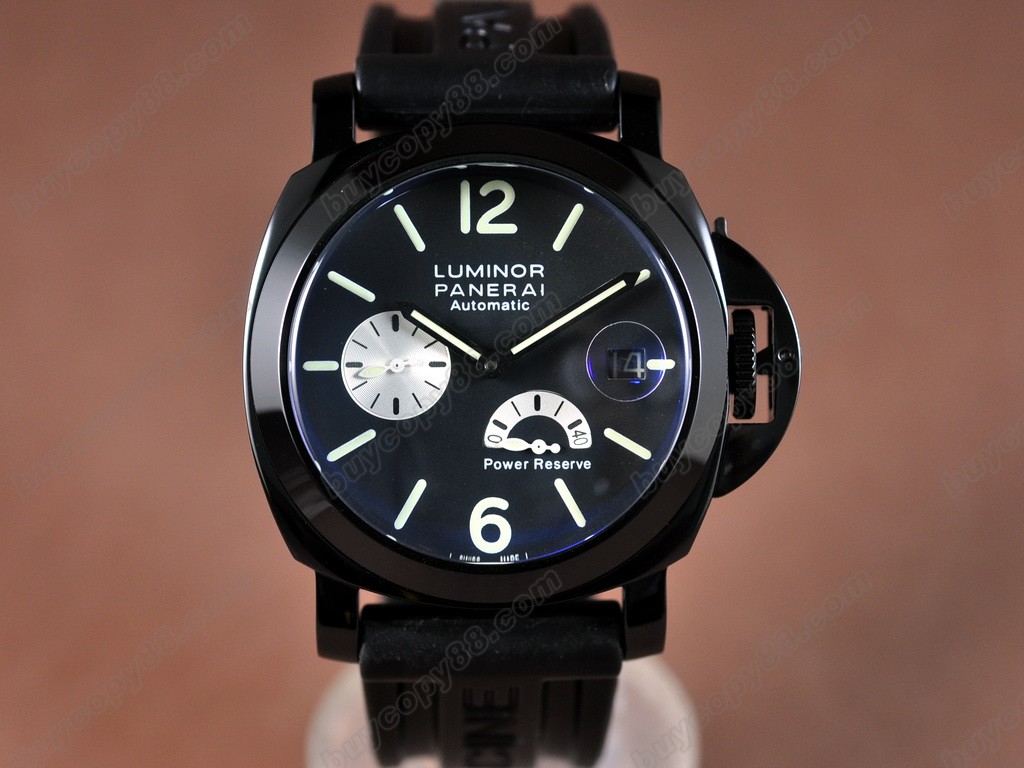 沛納海【男性用】 Luminor 44mm SS/LE Black 自動機芯搭載5