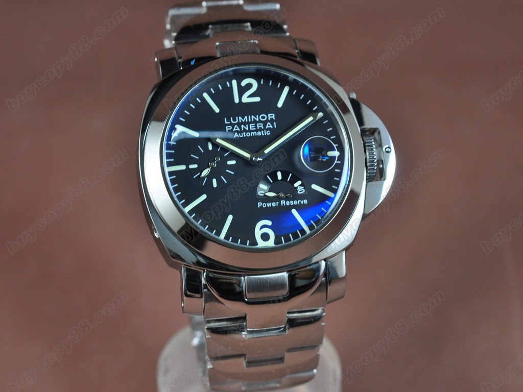 沛納海【男性用】Luminor 44mm SS/LE Black 自動機芯搭載4