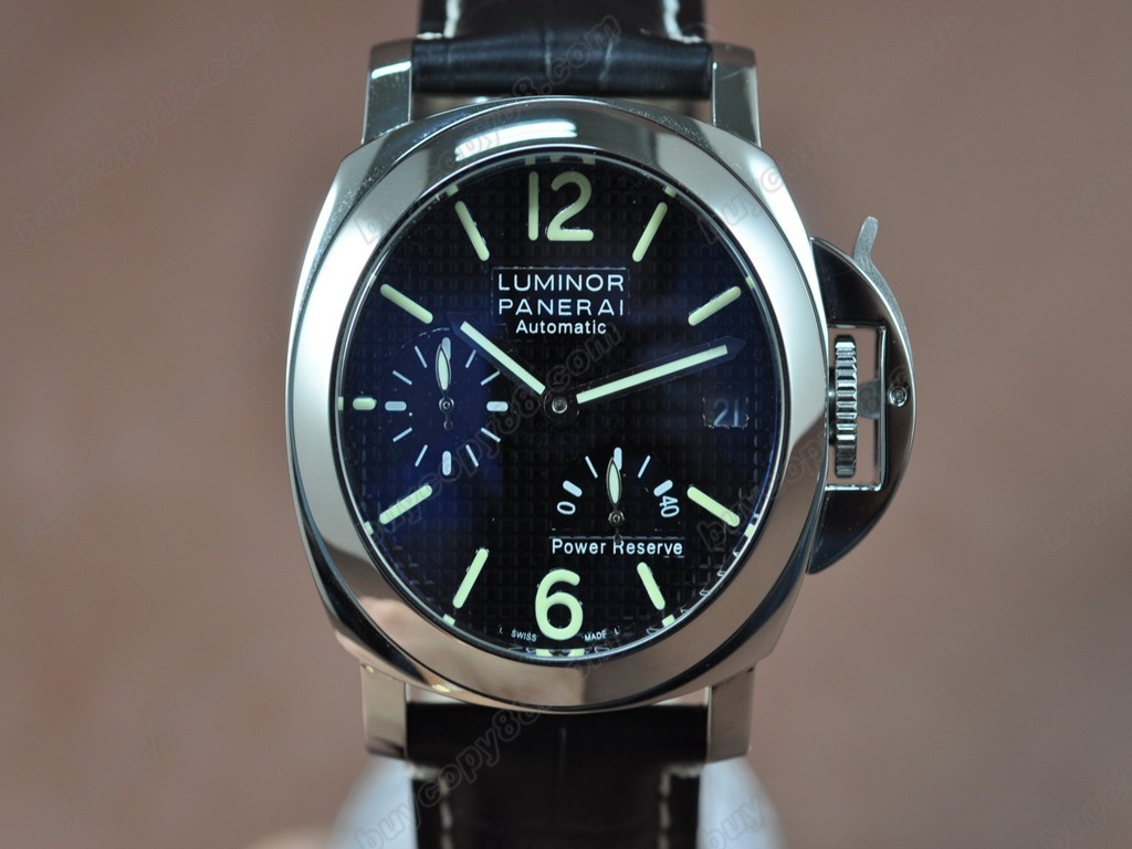 沛納海【男性用】 Luminor 40mm SS/LE Black 自動機芯搭載6