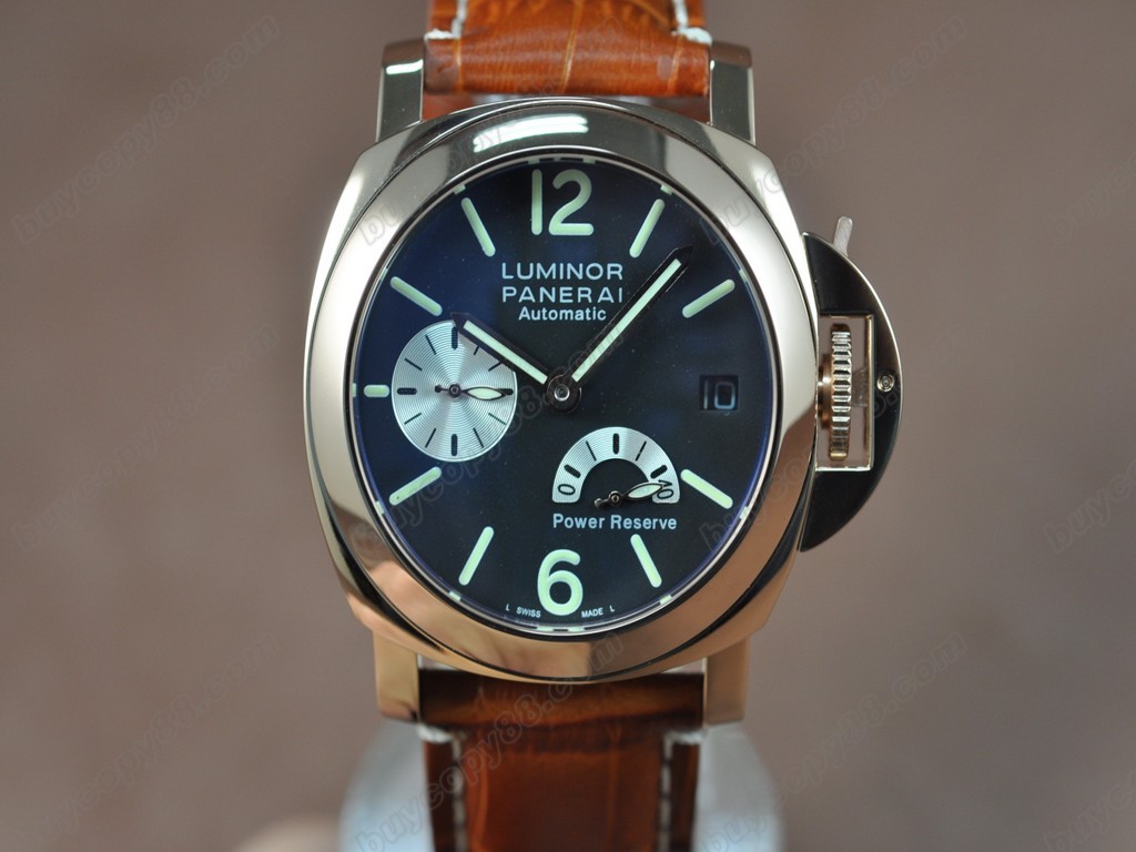 沛納海【男性用】 Luminor 40mm SS/LE Black 自動機芯搭載6