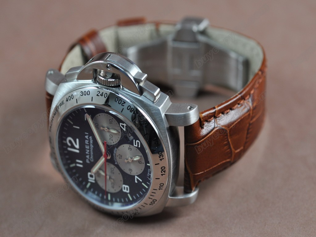 沛納海【男性用】Daylight SS/LE Black Dial Asian自動機芯搭載0