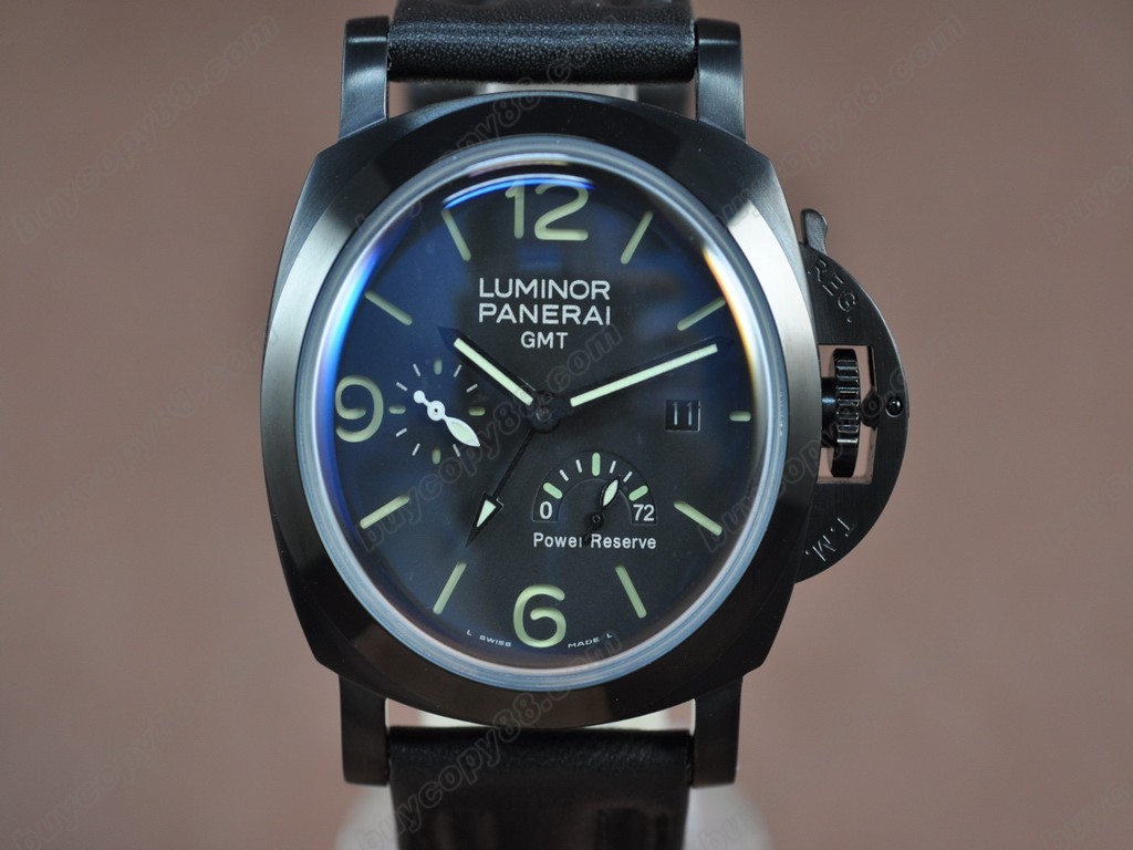 沛納海【男性用】Luminor 44mm SS/LE Black 自動機芯搭載1