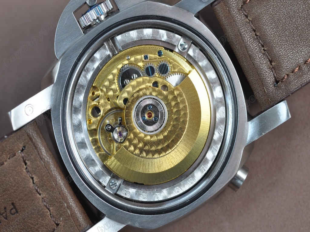 沛納海【男性用】Submersible GMT 47mm SS/LE Black dial 自動機芯搭載4