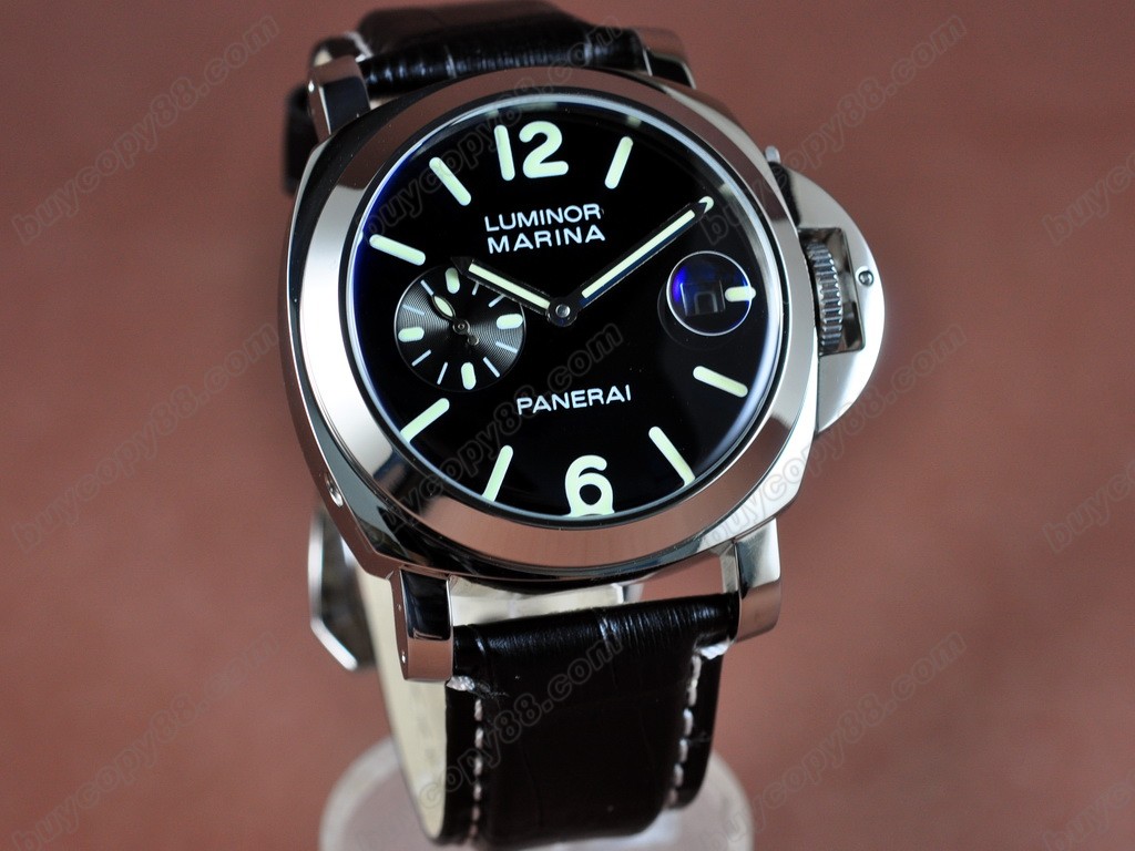 沛納海【男性用】 Luminor Marina 44mm SS/LE Black dial 自動機芯搭載10