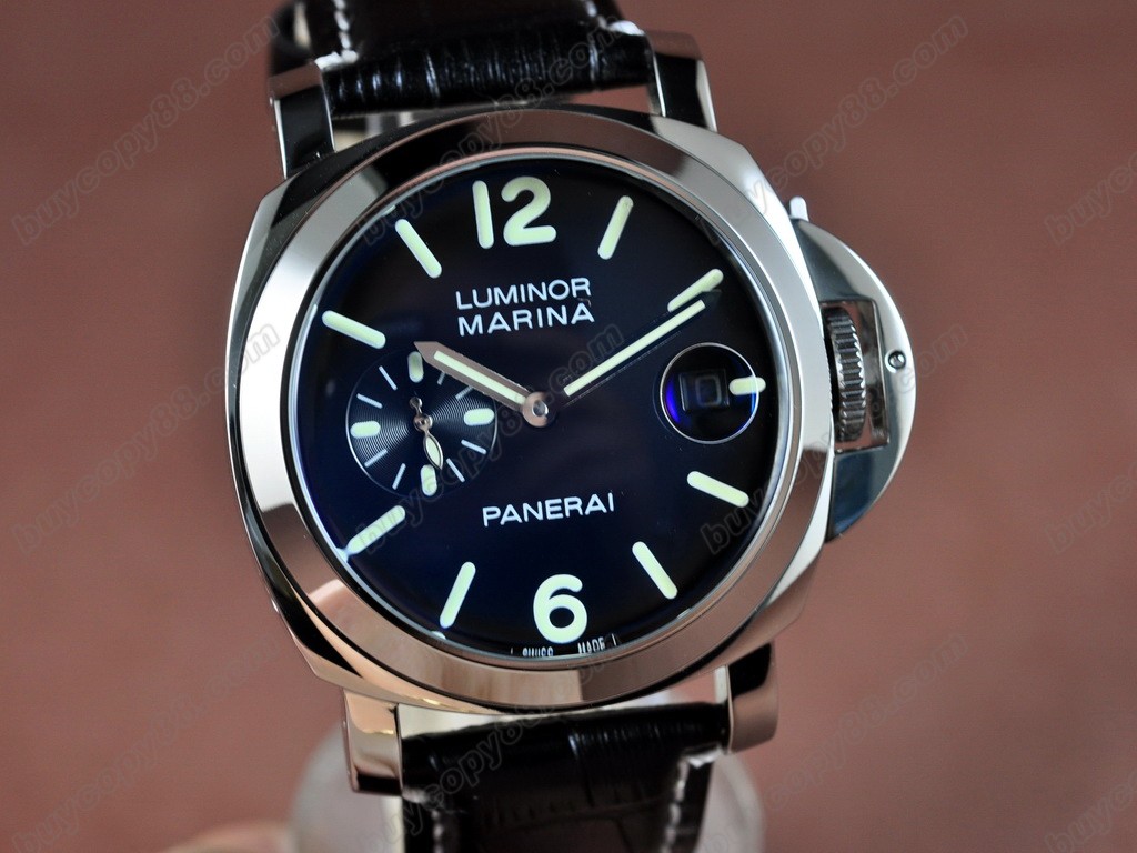 沛納海【男性用】 Luminor Marina 44mm SS/LE Black dial 自動機芯搭載9