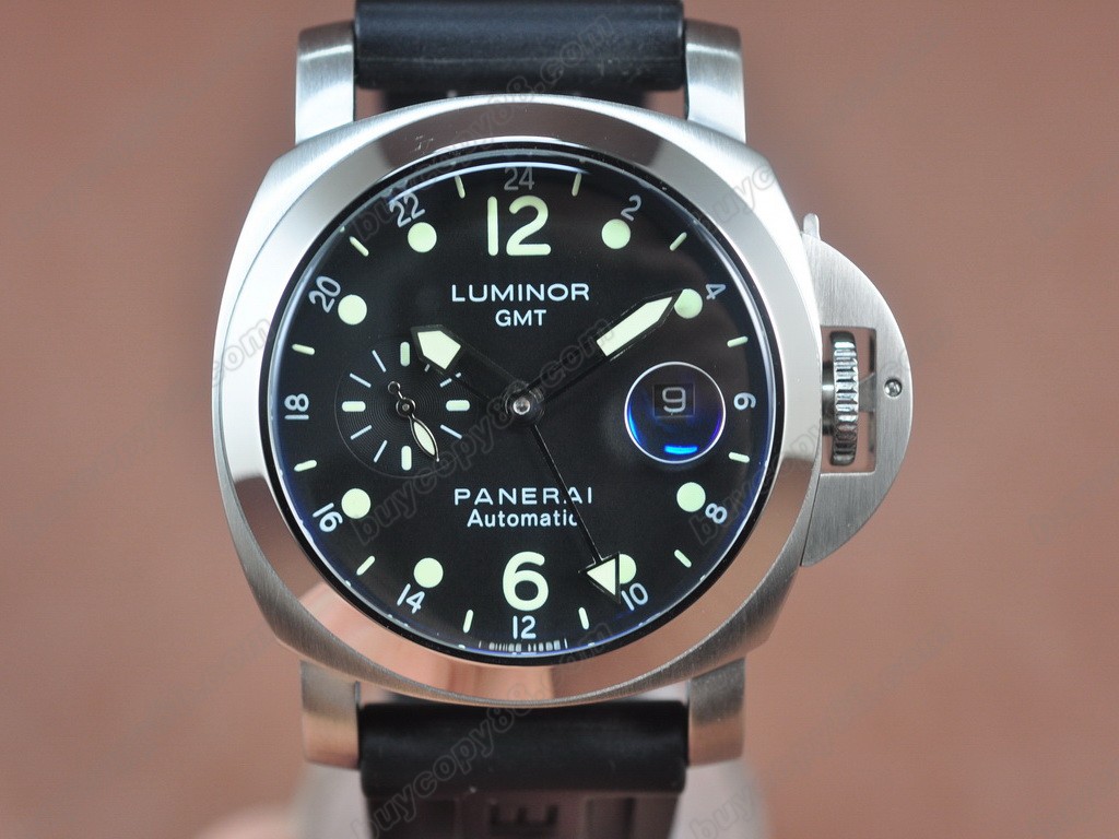 沛納海【男性用】Luminor GMT SS/LE Black 44mm Asian 自動機芯搭載6