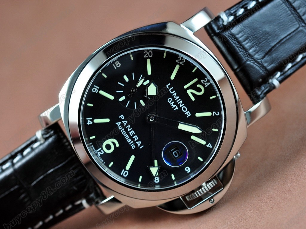 沛納海【男性用】 Luminor GMT SS/LE Black 44mm Asian自動機芯搭載8