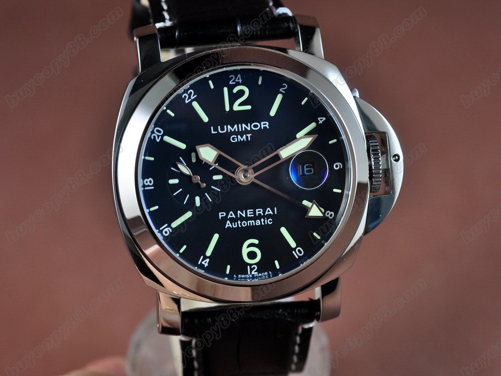 沛納海【男性用】 Luminor GMT SS/LE Black 44mm Asian自動機芯搭載4