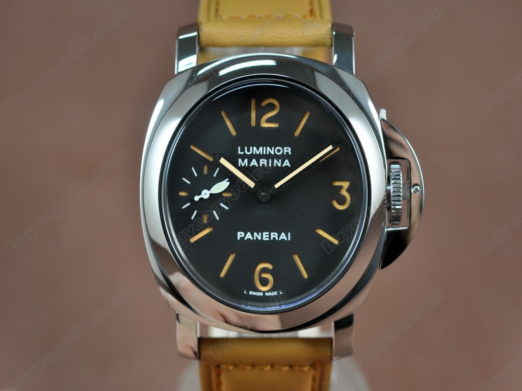 沛納海【男性用】Luminor Marina 44mm SS/LE Black dial A-6497 手上鏈搭載1