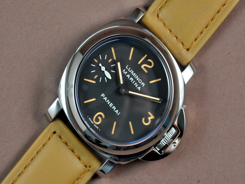 沛納海【男性用】Luminor Marina 44mm SS/LE Black dial A-6497 手上鏈搭載3