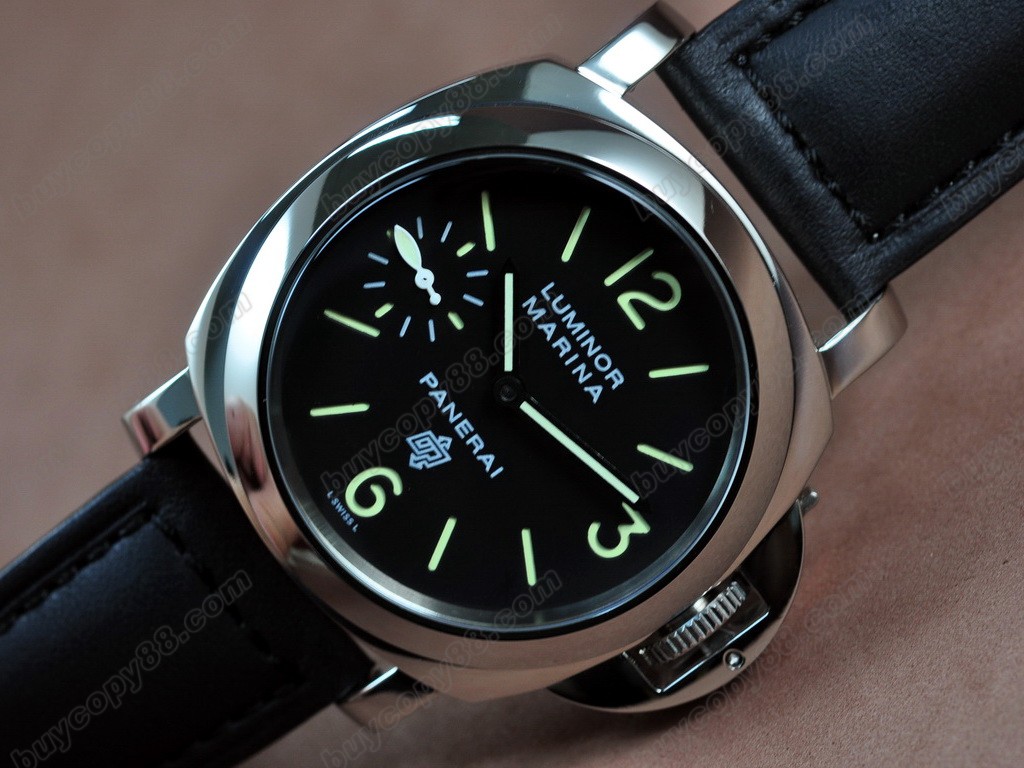 沛納海【男性用】Luminor Marina 44mm SS/LE Black dial A-6497 手上鏈搭載3