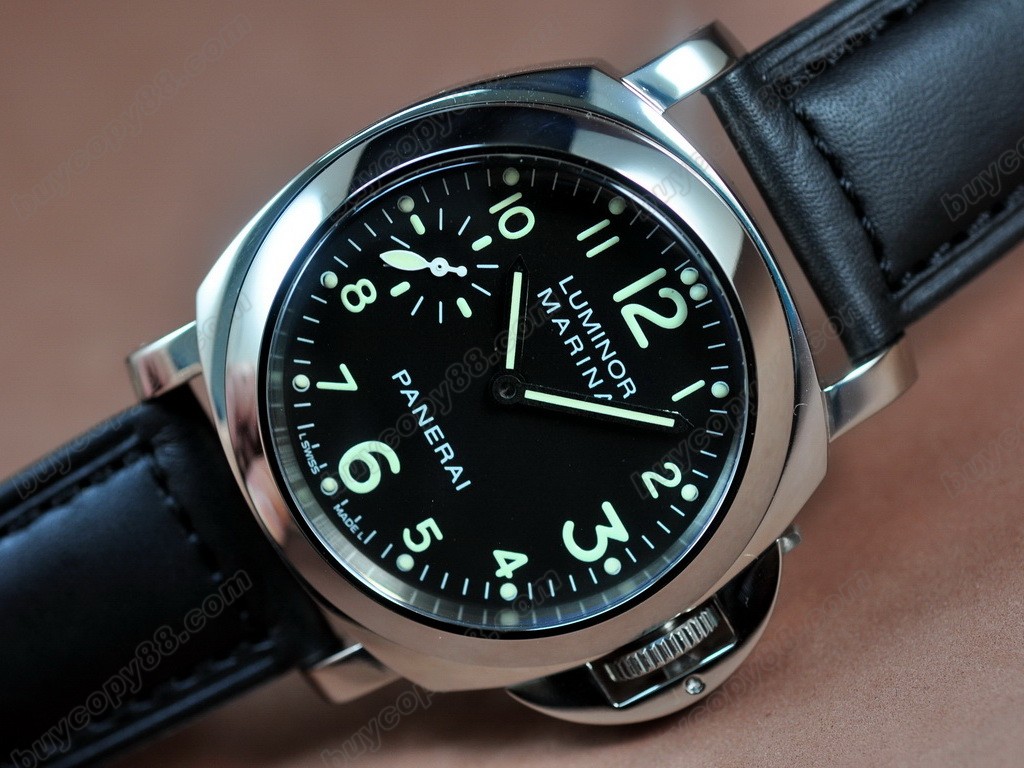 沛納海【男性用】Luminor Marina 44mm SS/LE Black dial A-6497 手上鏈搭載0