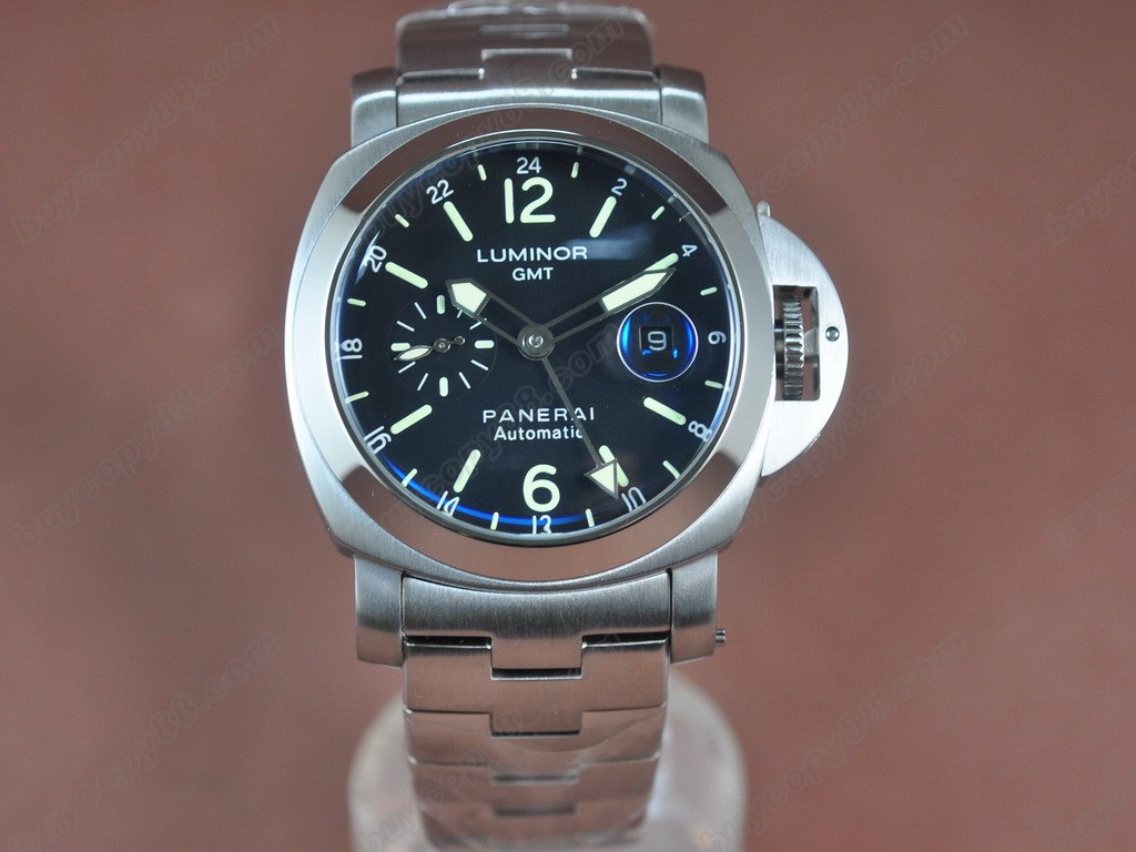 沛納海【男性用】 Luminor GMT SS/LE Black 44mm Asian自動機芯搭載3