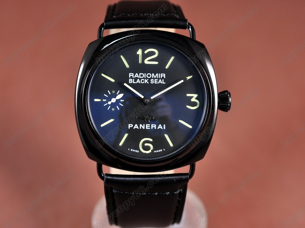 沛納海【男性用】Luminor Marina 44mm SS/LE Black dial A-6497 手上鏈搭載3