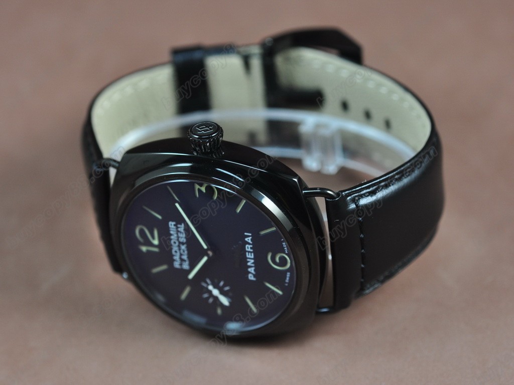 沛納海【男性用】Luminor Marina 44mm SS/LE Black dial A-6497 手上鏈搭載0