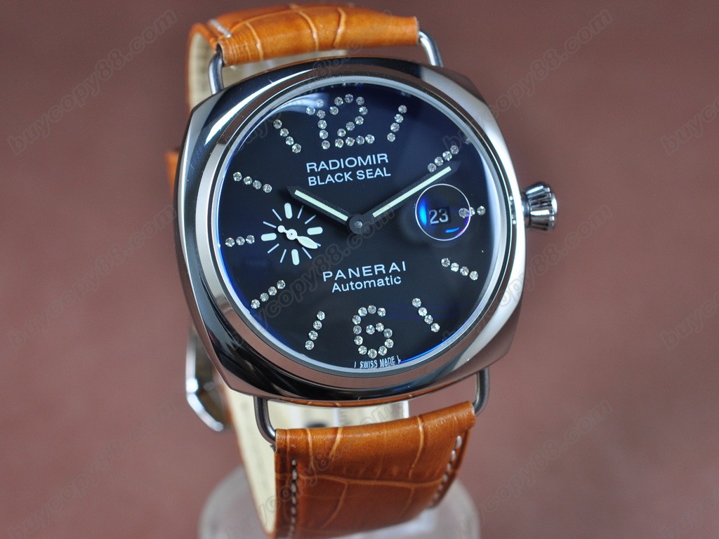 沛納海【男性用】Radiomir 44mm SS/LE Black Dial Asian 自動機芯搭載6