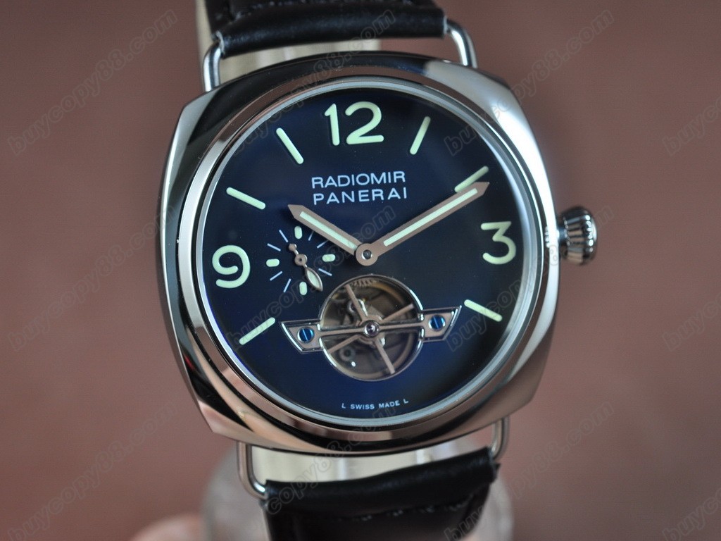 沛納海【男性用】Radiomir 44mm SS/LE Black Dial Asian 自動機芯搭載1