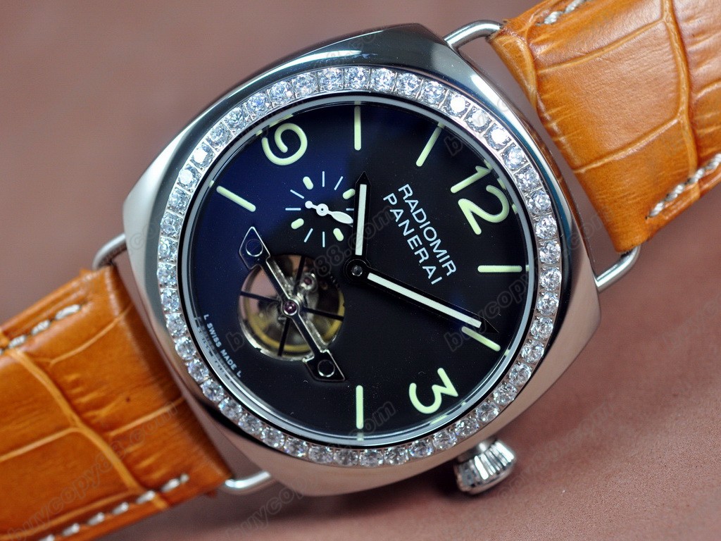 沛納海【男性用】Radiomir 44mm SS/LE Black Dial Asian 自動機芯搭載0