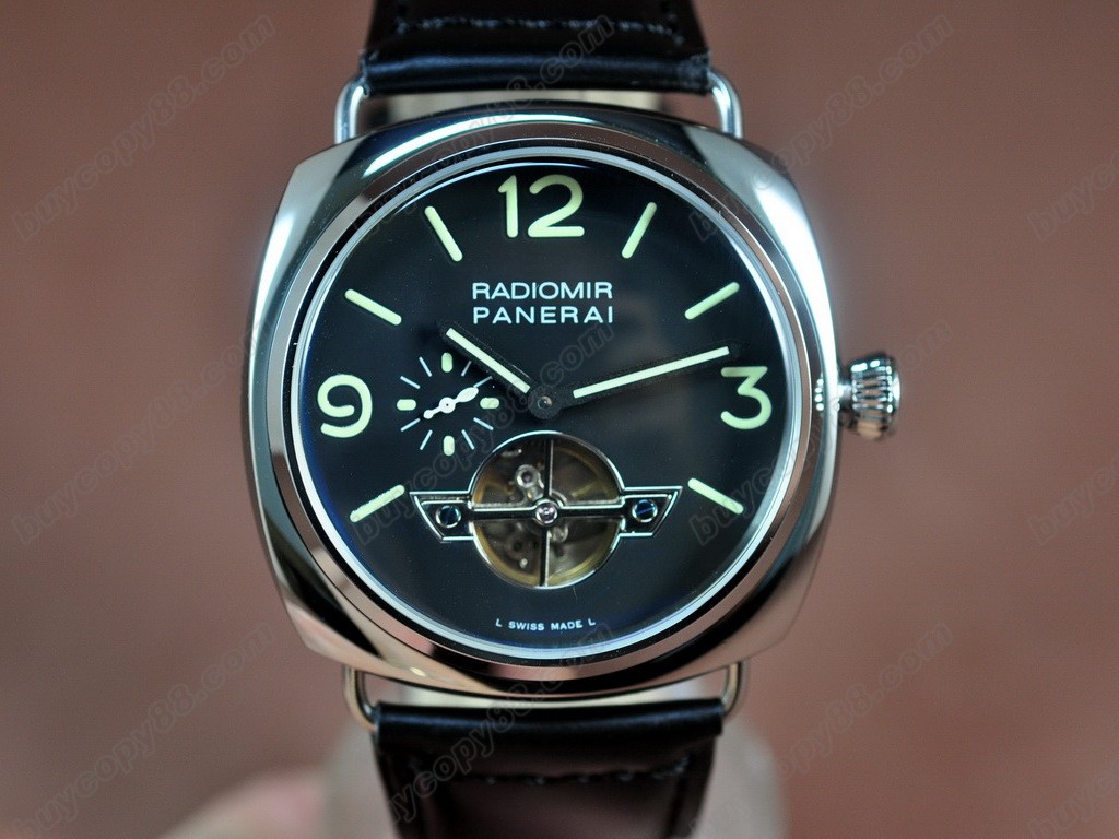 沛納海【男性用】Radiomir 44mm SS/LE Black Dial Asian 自動機芯搭載6