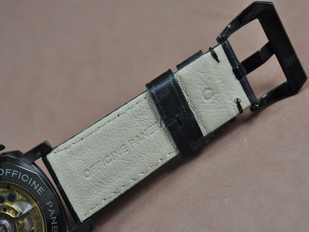 沛納海【男性用】 GMT PVD/LE Black Dial Asian 23J自動機芯搭載4