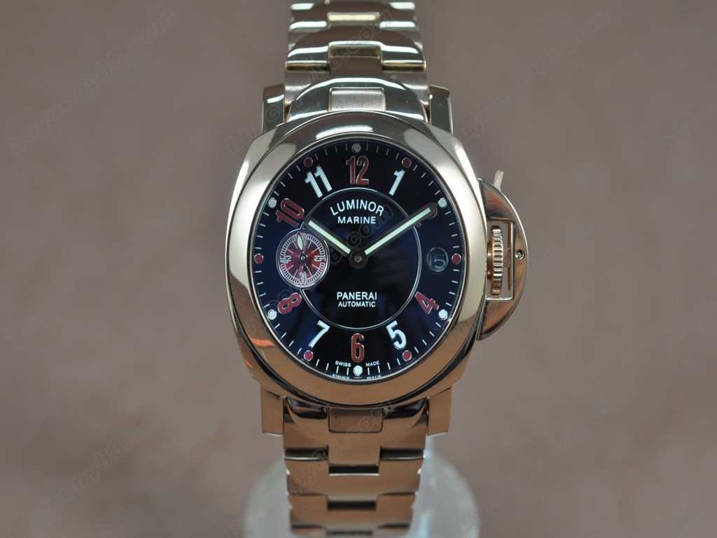 沛納海【男性用】 Luminor Marina 44mm SS/SS Black dial Asian 自動機芯搭載0