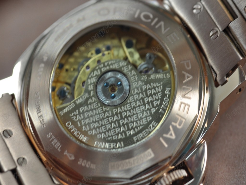 沛納海【男性用】 Luminor Marina 44mm SS/SS Black dial Asian 自動機芯搭載5