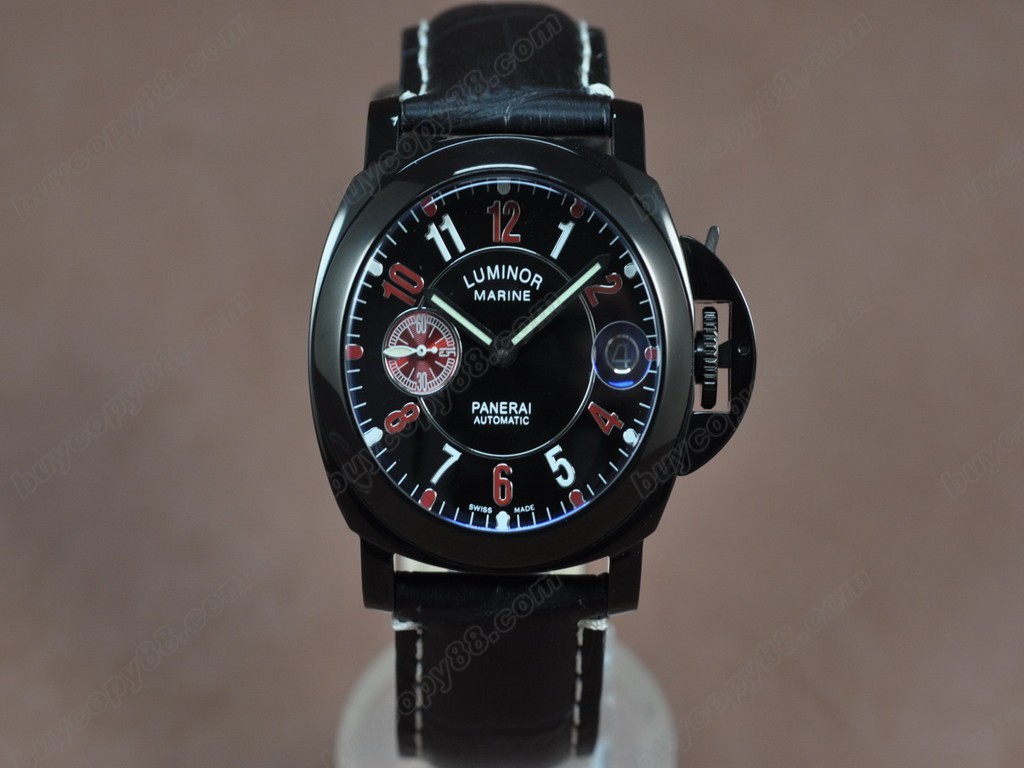 沛納海【男性用】Luminor Marina 44mm SS/SS Black dial Asian自動機芯搭載1