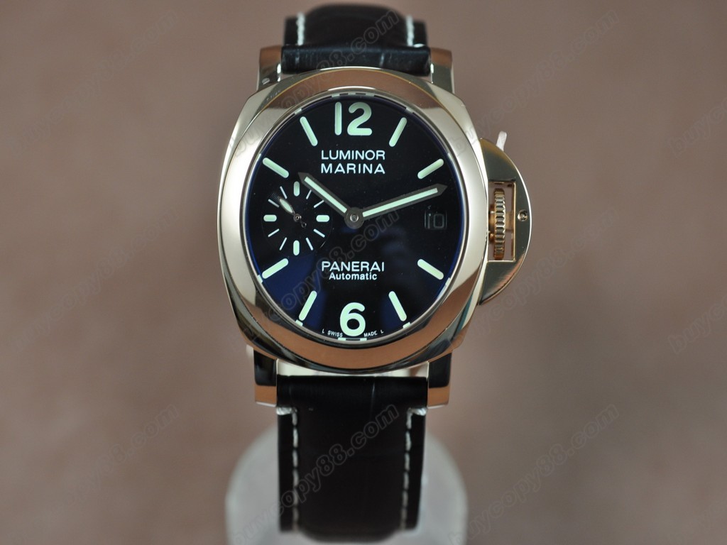 沛納海【男性用】 Luminor Marina 44mm SS/SS Black dial Asian自動機芯搭載0