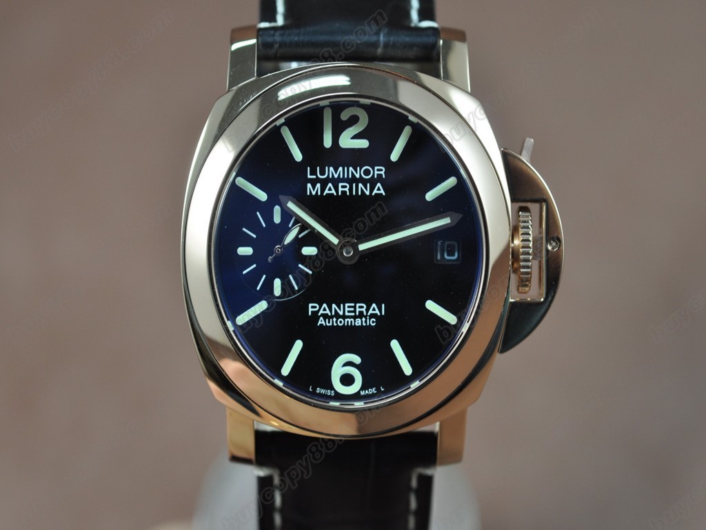 沛納海【男性用】 Luminor Marina 44mm SS/SS Black dial Asian自動機芯搭載1