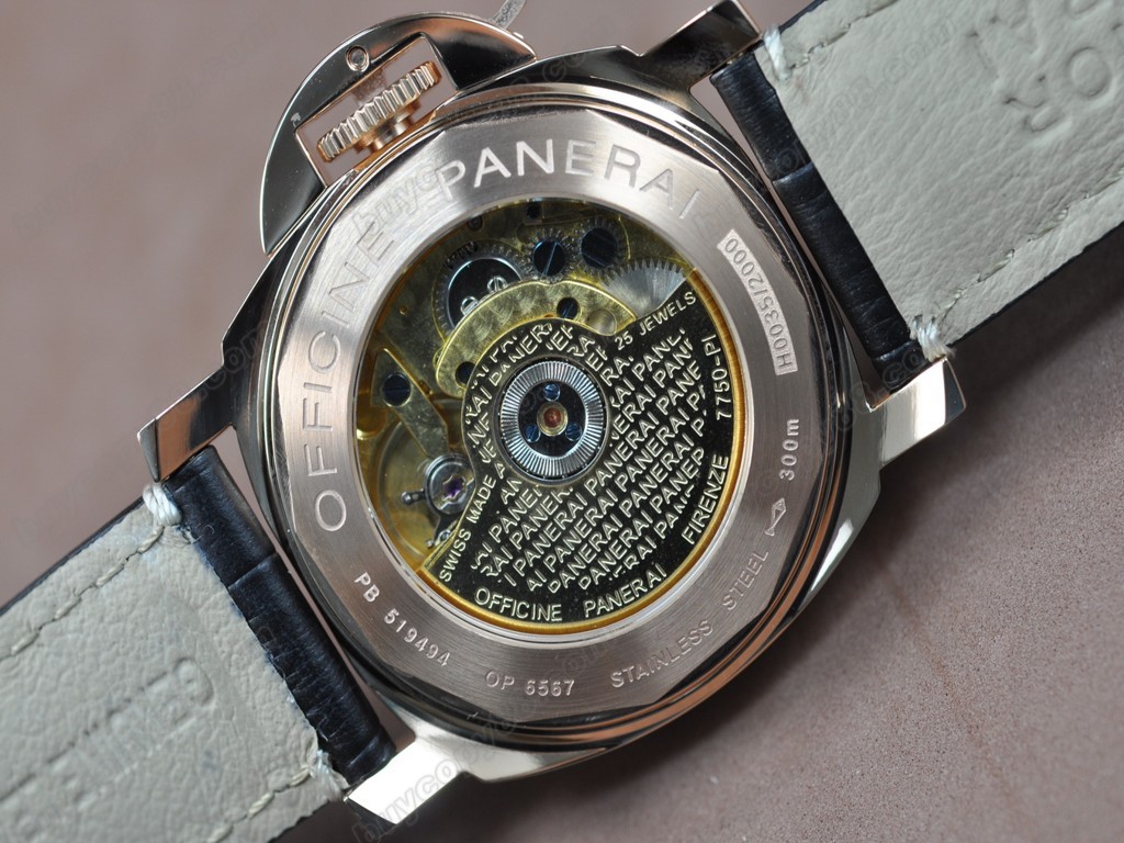 沛納海【男性用】 Luminor Marina 44mm SS/SS Black dial Asian自動機芯搭載4