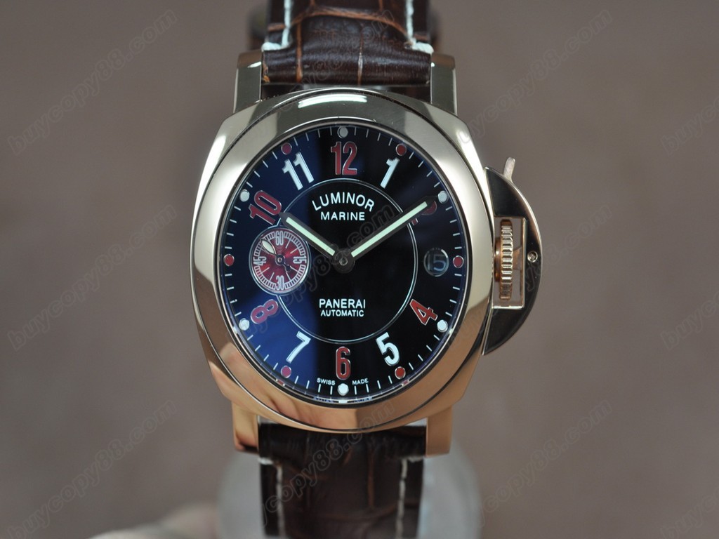 沛納海【男性用】Luminor Marina 44mm SS/SS Black dial Asian 自動機芯搭載0
