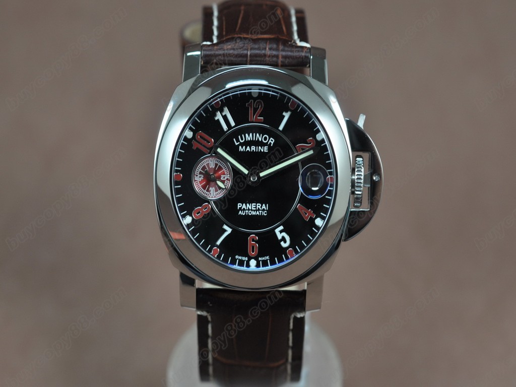 沛納海【男性用】 Luminor Marina 44mm SS/SS Black dial Asian 自動機芯搭載8