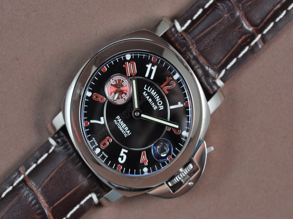 沛納海【男性用】 Luminor Marina 44mm SS/SS Black dial Asian 自動機芯搭載6