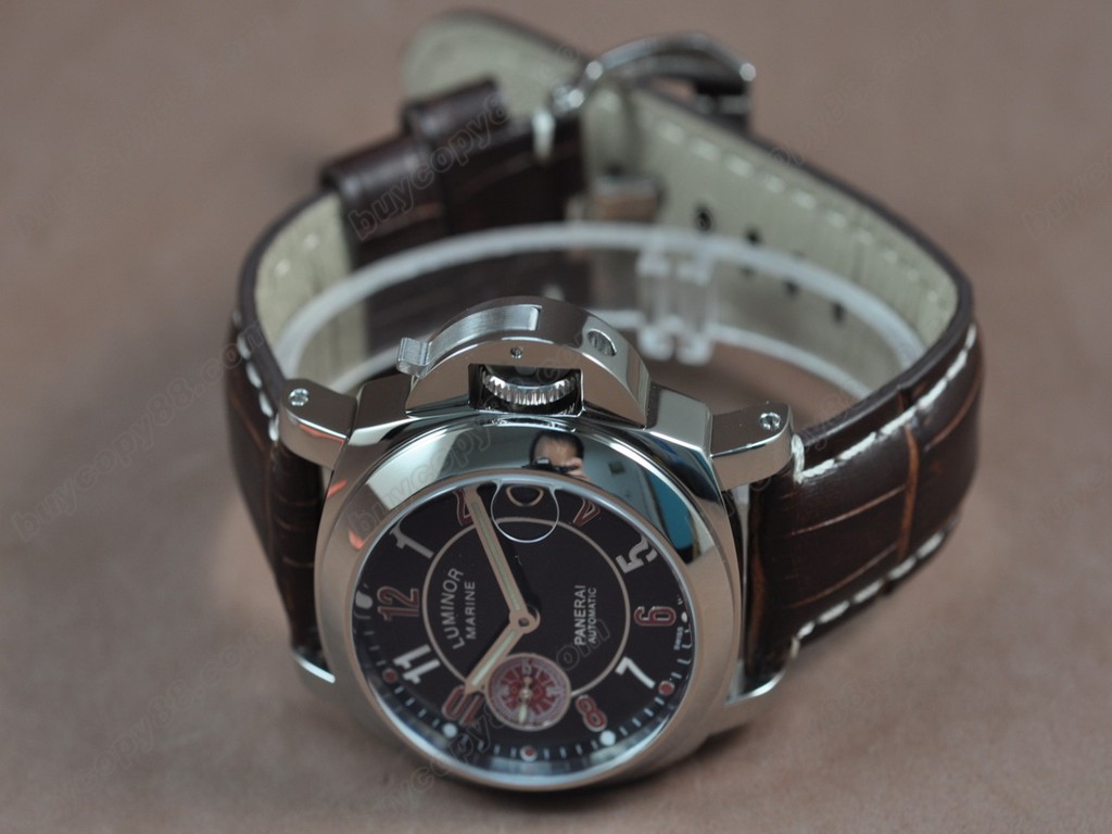 沛納海【男性用】 Luminor Marina 44mm SS/SS Black dial Asian 自動機芯搭載5