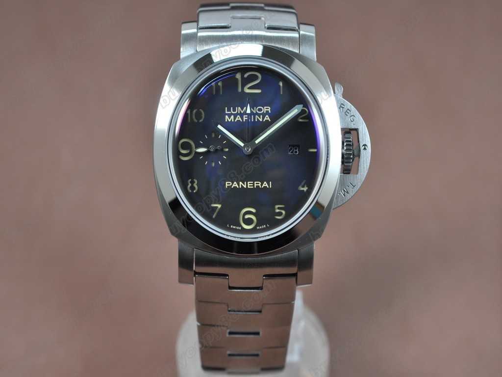 沛納海【男性用】 Luminor GMT Black 44mm Asian自動機芯搭載0