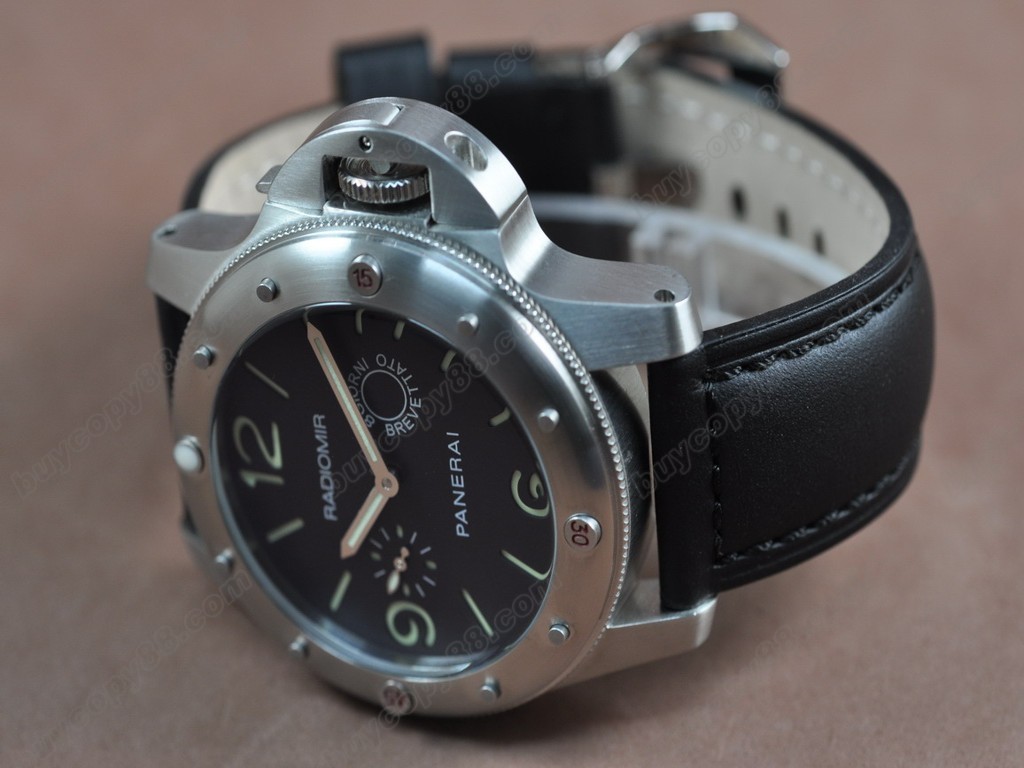 沛納海【男性用】 Radiomir 47mm SS/LE Black Dial Asia自動機芯搭載0