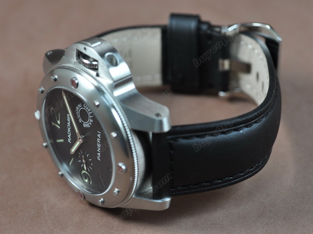 沛納海【男性用】 Radiomir 47mm SS/LE Black Dial Asia自動機芯搭載4