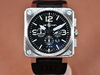 Bell&Ross【男性用】BR01-94SS/RUBlackA-7750オートマチック搭載