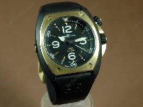 Bell&Ross【男性用】InstrumentBR-02PVD/YG/RUBlackNum/StkAsiaEta2824自動機芯搭載