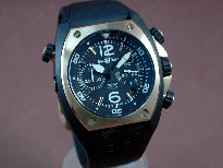 Bell&Ross【男性用】BR-02ChronoPVD/YG/RUBlkNum/StkAsia7750オートマチック搭載