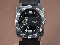 Bell&Ross【男性用】BR03TypeAviationSSFrenchAirForceBlackDialSwissEta石英機芯搭載