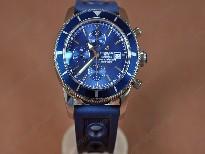 百年靈【男性用】SuperoceanHeritageChronoSS/RUBlueAsia7750自動機芯搭載