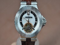 寶格麗【男性用】DiagonoSS/LEWhiteAsianFlyingTourbillon手上鏈搭載