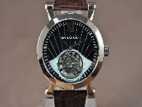 寶格麗【男性用】SotirloBvlgariRG/LEBlackFlyingTourbillon手上鏈搭載