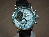 百達翡麗【男性用】ClassicChronographSSWhiteWorkingChronos手上鏈搭載