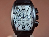 法蘭克穆勒【男性用】CasablancaChronographPVDCaseJapan石英機芯搭載