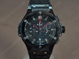 御博HublotBigBangPVDCeramicBelBlackJ-0S20石英錶