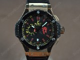 御博HublotBigBang玫瑰金CeramicBelBlackJ-0S20石英錶