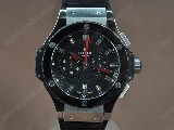 御博HublotBigBangSSCeramicBelBlackJ-0S20石英錶