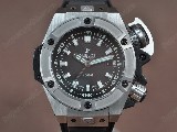 御博HublotKingPowerOceangraphic4000mSS/RUBlackdialA2824-2自動機芯搭載